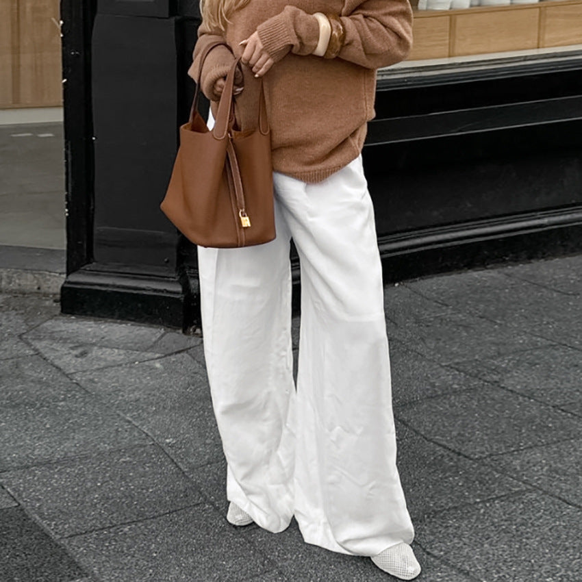High Waist Wide Leg Pants Trousers Loose