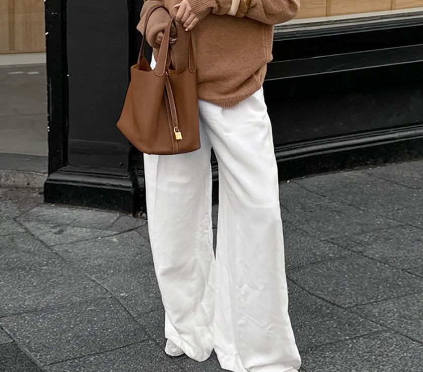 High Waist Wide Leg Pants Trousers Loose