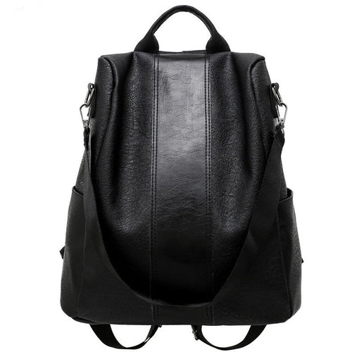 Women’s Solid Color Large Capacity Backpack