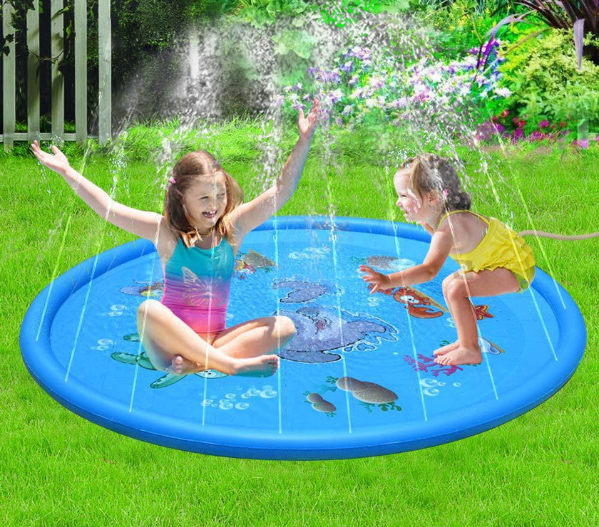 Durable Children's Water Spray Pool Mat Splash Sprinkle Play Pad Mat