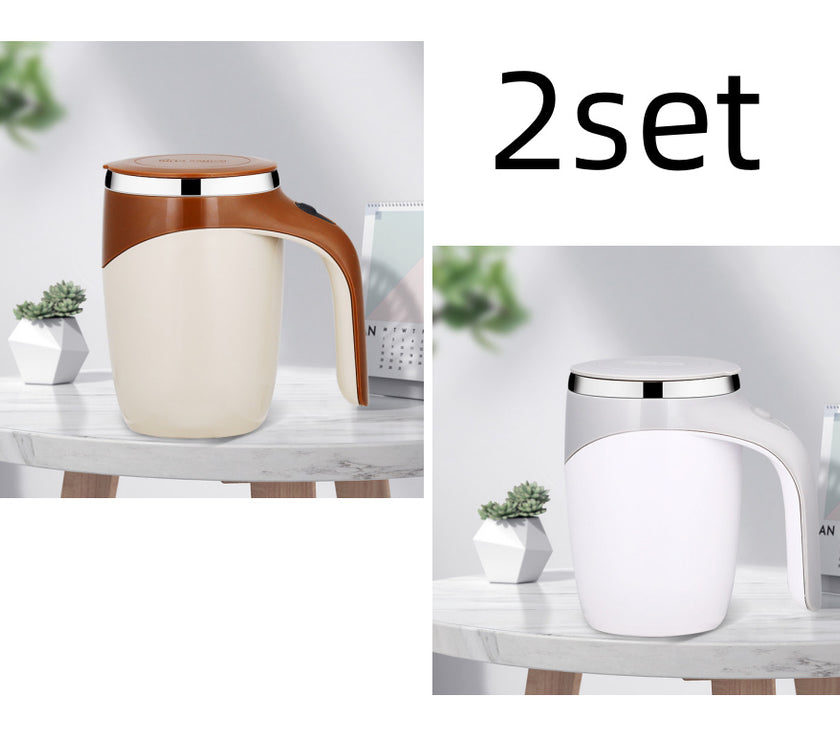 Rechargeable Model Automatic Stirring Cup Coffee Cup High Value Electric Stirring Cup Lazy Milkshake Rotating Magnetic Water Cup