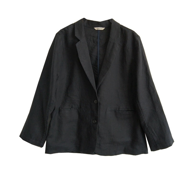 Ladies Fashion Linen Casual Professional Suits