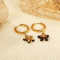 Creative Ear Studs Light Luxury Temperament Abalone Shell Earrings