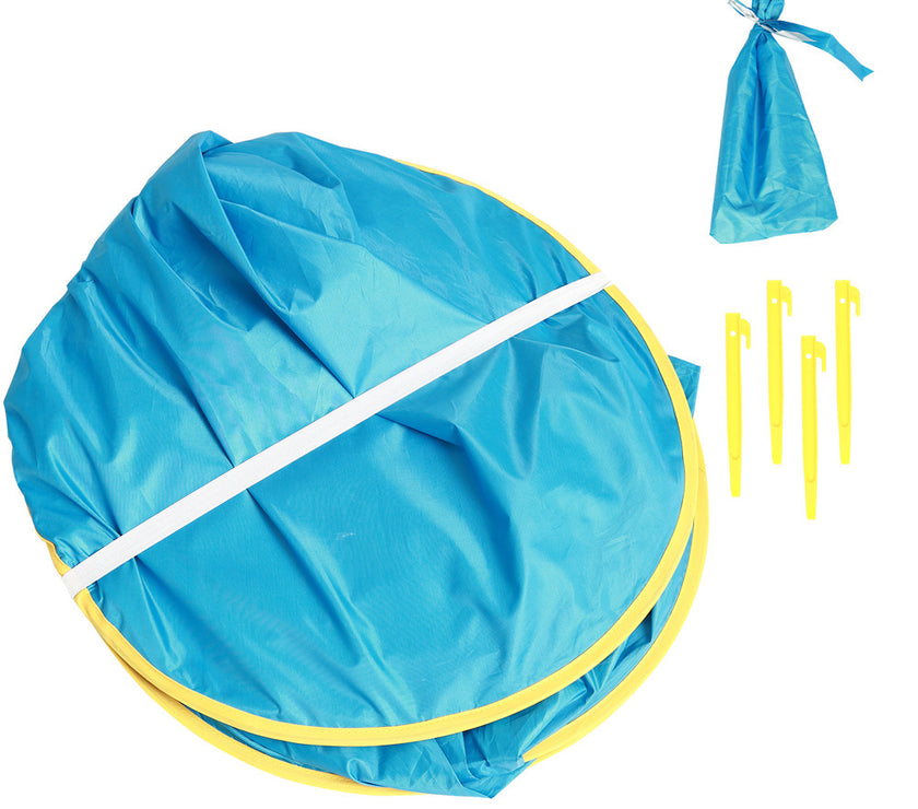 Baby Beach Tent Kids Outdoor Camping Easy Fold Up Waterproof  Up Sun Awning Tent UV-protecting