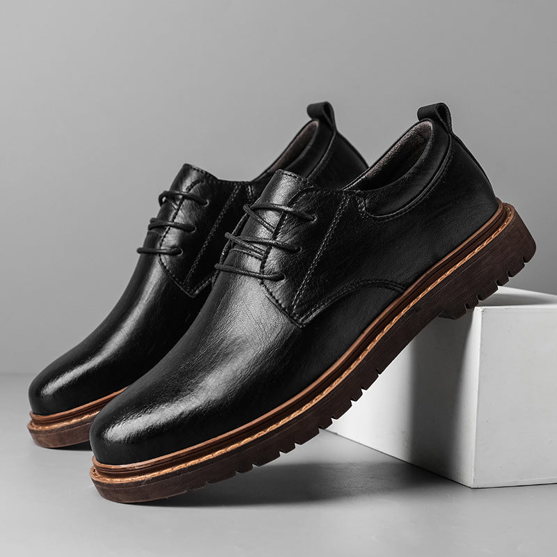 Men's Business Suits And Casual Leather Shoes