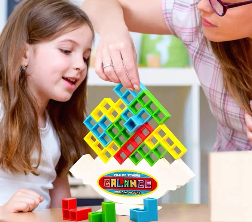 Balance Stacking Board Games Kids Adults Tower Block Toys For Family Parties Travel Games Boys Girls Puzzle Buliding Blocks Toy