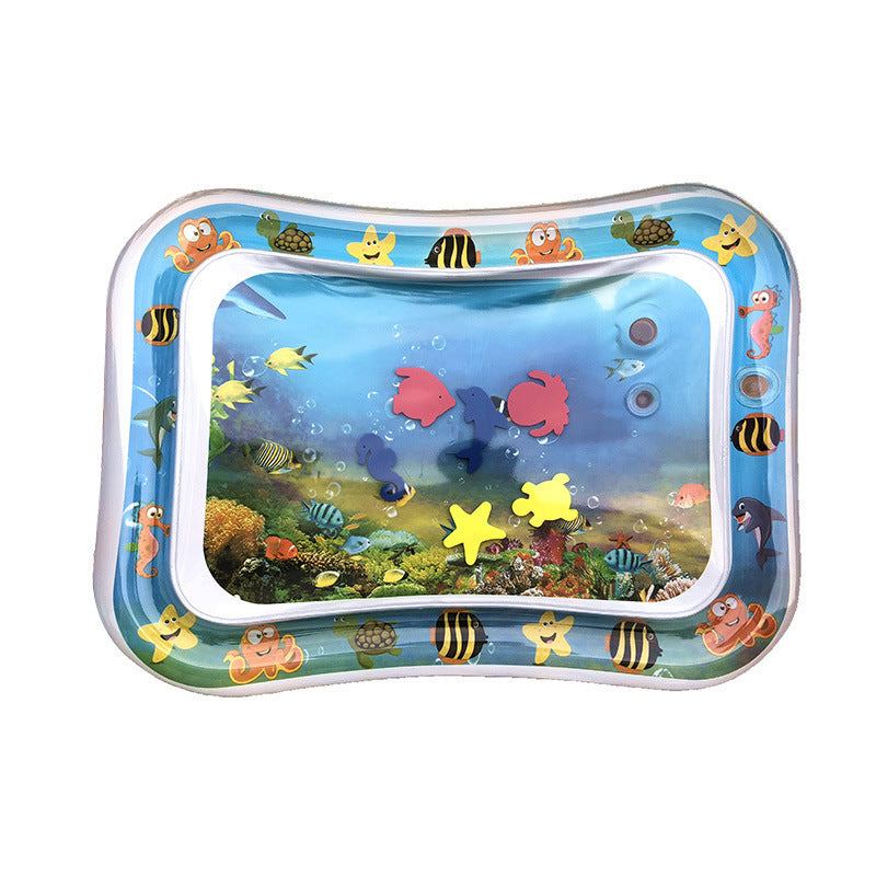 Baby Inflatable Tummy Time Water Mat for Infants | Summer Beach Play Pad Cushion Toy