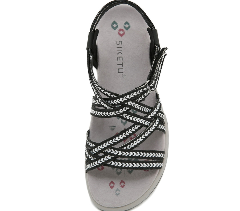 Sports Printed Casual Velcro Plus Size Women's Sandals