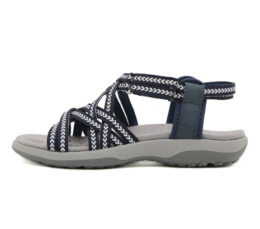 Sports Printed Casual Velcro Plus Size Women's Sandals