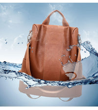 Women’s Solid Color Large Capacity Backpack