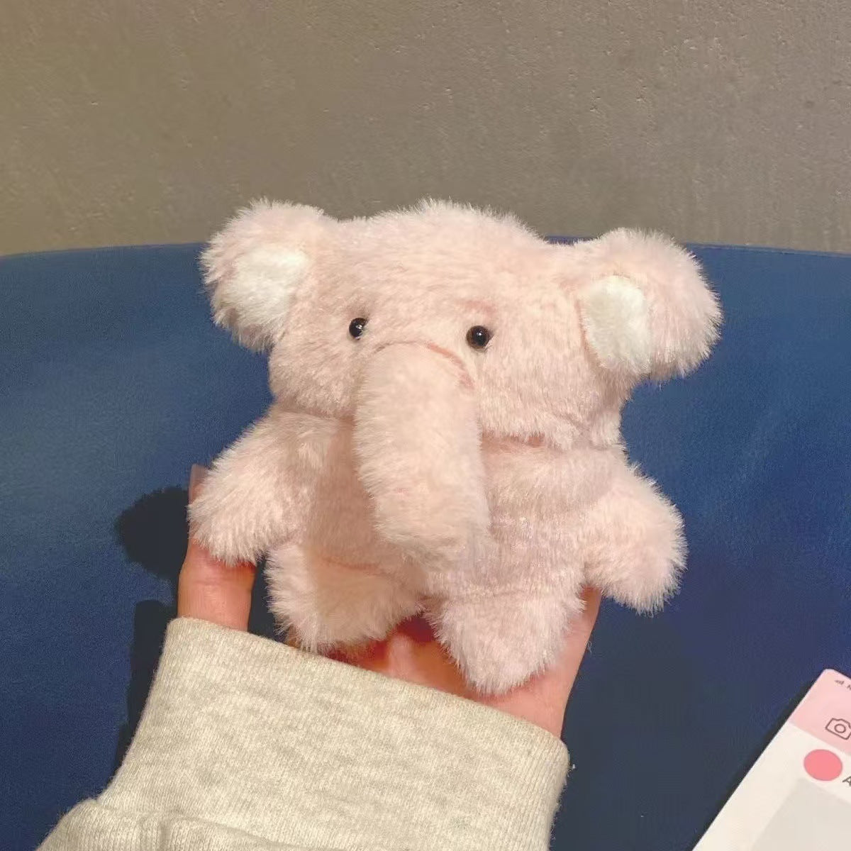 Plush Baby Elephant Wireless Bluetooth Earbuds Case