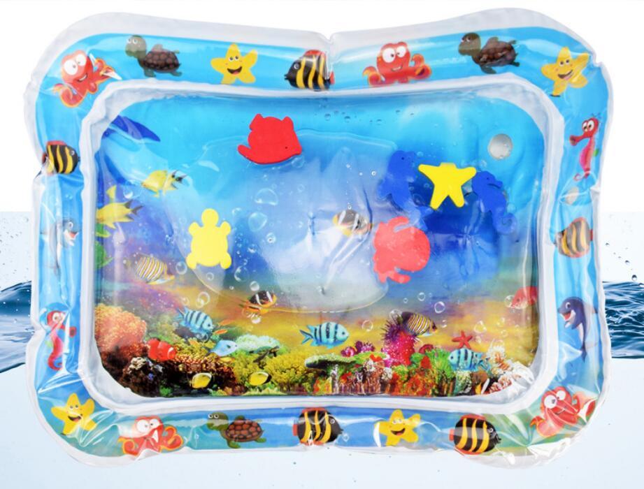 Baby Inflatable Tummy Time Water Mat for Infants | Summer Beach Play Pad Cushion Toy