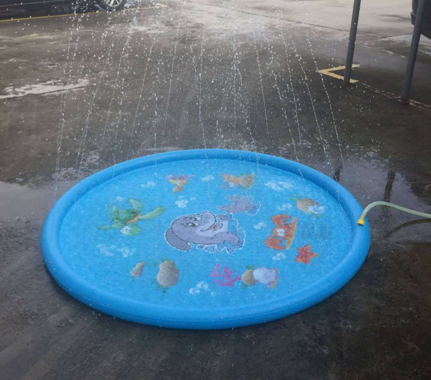 Durable Children's Water Spray Pool Mat Splash Sprinkle Play Pad Mat