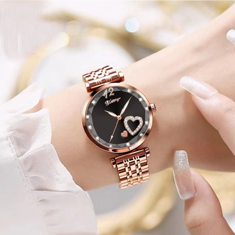 Women's Good-looking Niche Diamond Student Watch Simple