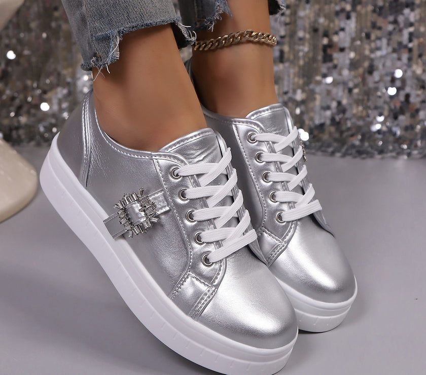 New Soft Bottom Leather Sports Women's Shoes