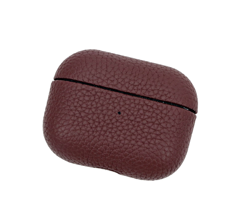 Portable Leather Litchi Pattern Bluetooth Earbuds Case
