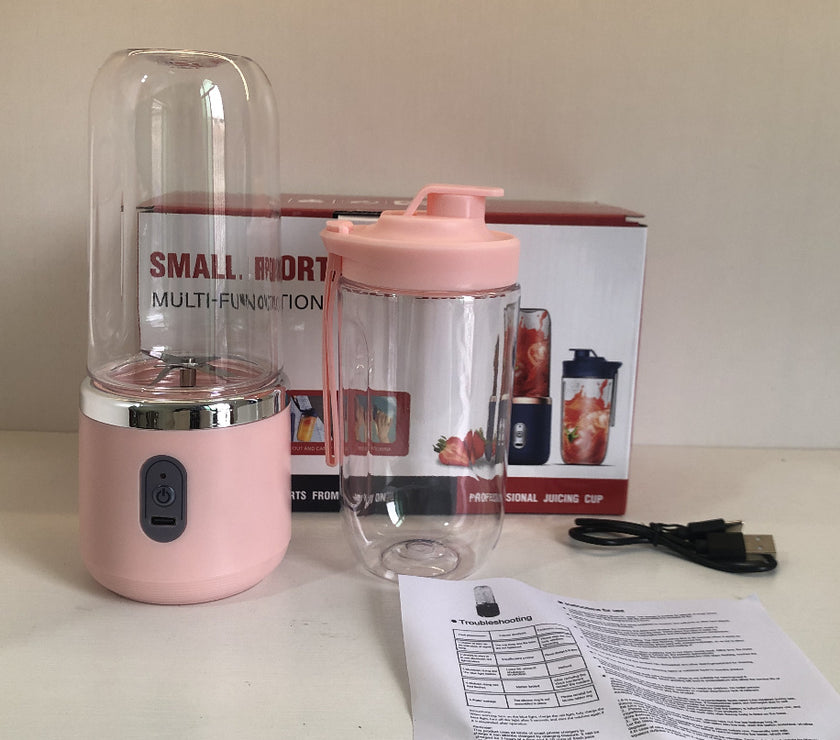 6blade Portable Blender Mini Juicer Cup Extractor Smoothie USB Charging Fruit Squeezer Blender Food Mixer Ice Crusher Portable Juicer Machine