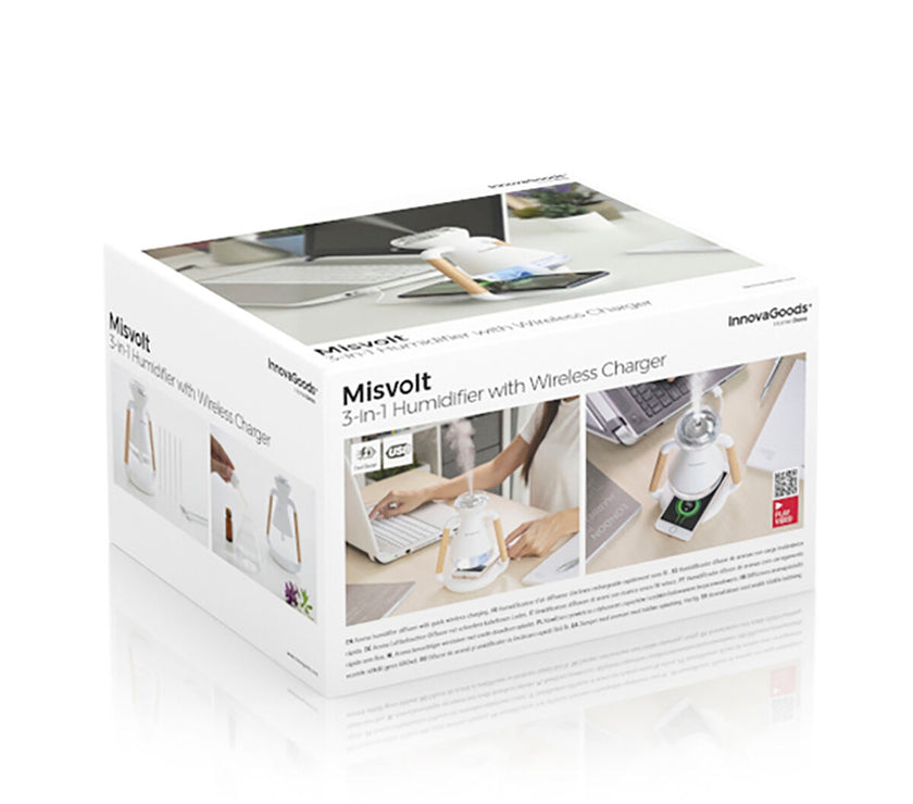 3-in-1 Wireless Charger, Aroma Diffuser and Humidifier Misvolt