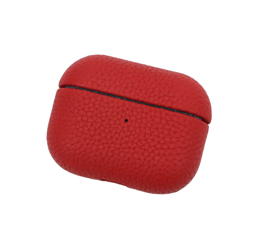 Portable Leather Litchi Pattern Bluetooth Earbuds Case