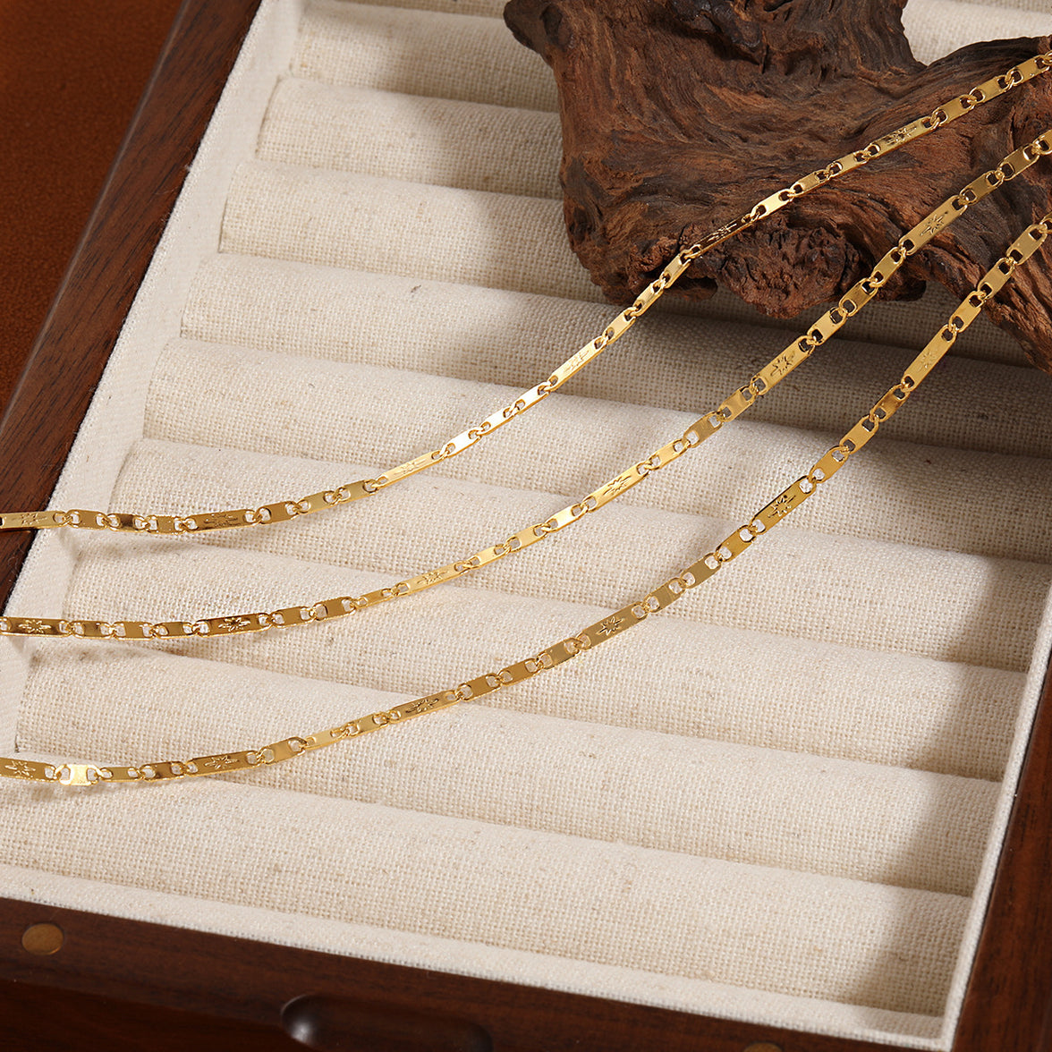 Simple Niche Hammer Pattern Personality Necklace