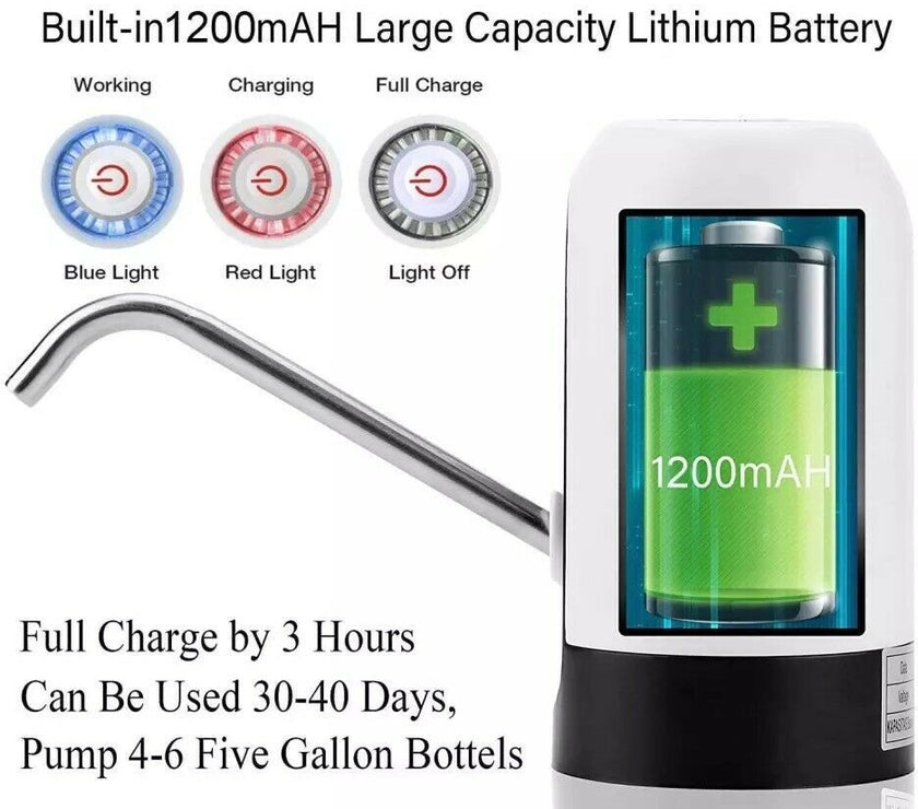 Water Bottle Electric Automatic Universal Dispenser 5 Gallon USB USB Water Dispenser Automatic Drinking Water Bottle