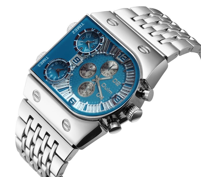 Luminous Men's Watch Steel Band Casual Gold