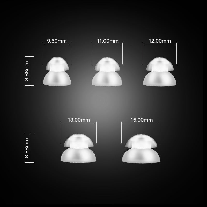 Earphone Accessories Earbuds Dual Soft Silicon