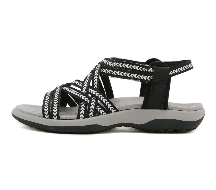 Sports Printed Casual Velcro Plus Size Women's Sandals
