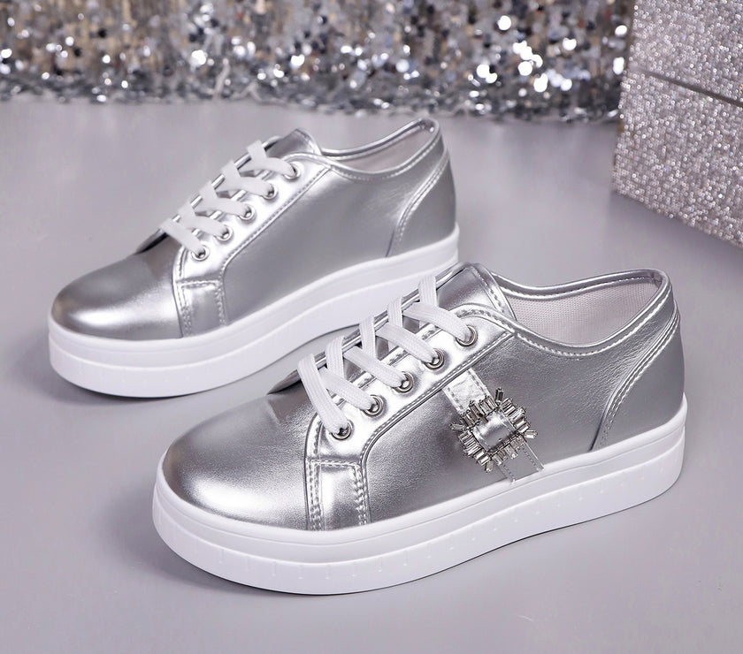 New Soft Bottom Leather Sports Women's Shoes