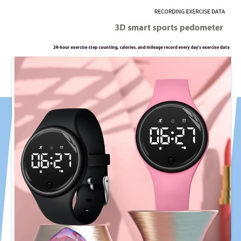 Electronic Watch Male Junior High School Student Female Silent Vibration Alarm Clock