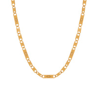 Simple Niche Hammer Pattern Personality Necklace