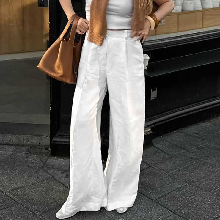 High Waist Wide Leg Pants Trousers Loose