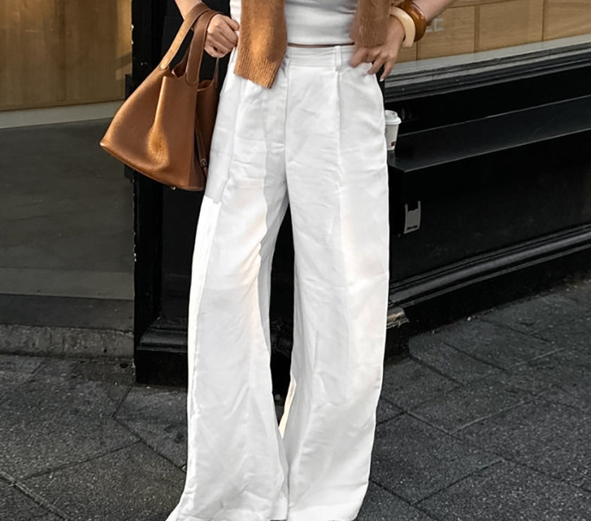 High Waist Wide Leg Pants Trousers Loose