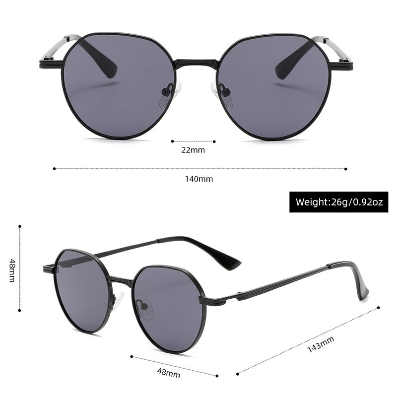 Round Metal Sunglasses UV400 Sunglasses