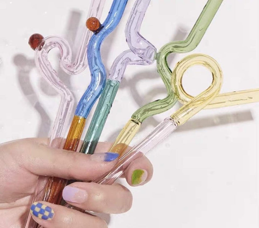 Jelly Bean Wine Glass - Whimsical Eclectic Dopamine Cocktail Coupe